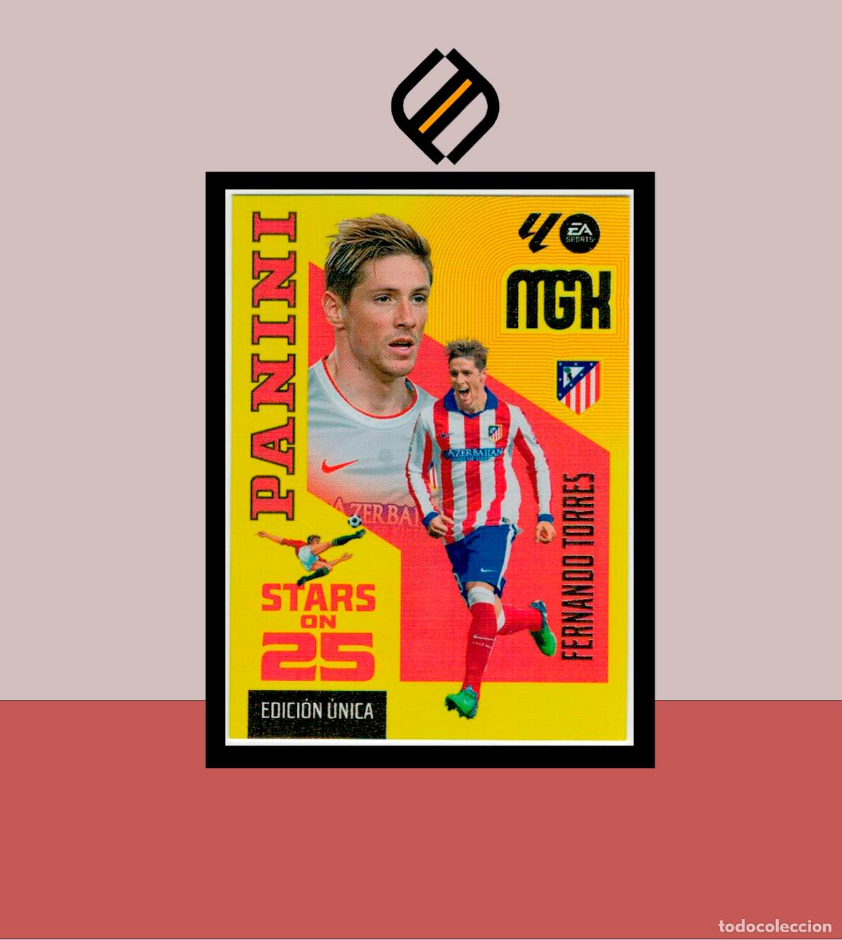 Cromos de f&uacute;tbol: MEGACRACKS 2026 2027 26 27 PANINI N&ordm; 432 FERNANDO TORRES ATL&Eacute;TICO MADRID MGK STARS ON 25 ANIVERSARIO