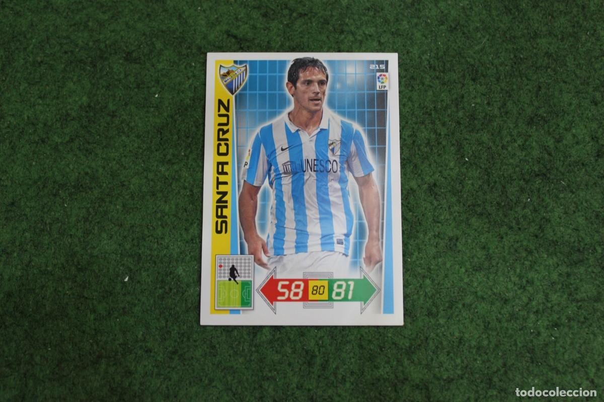 Cromos de f&uacute;tbol: 215 SANTA CRUZ M&Aacute;LAGA CF ADRENALYN XL 2012 2013 12 13 LALIGA SANTANDER