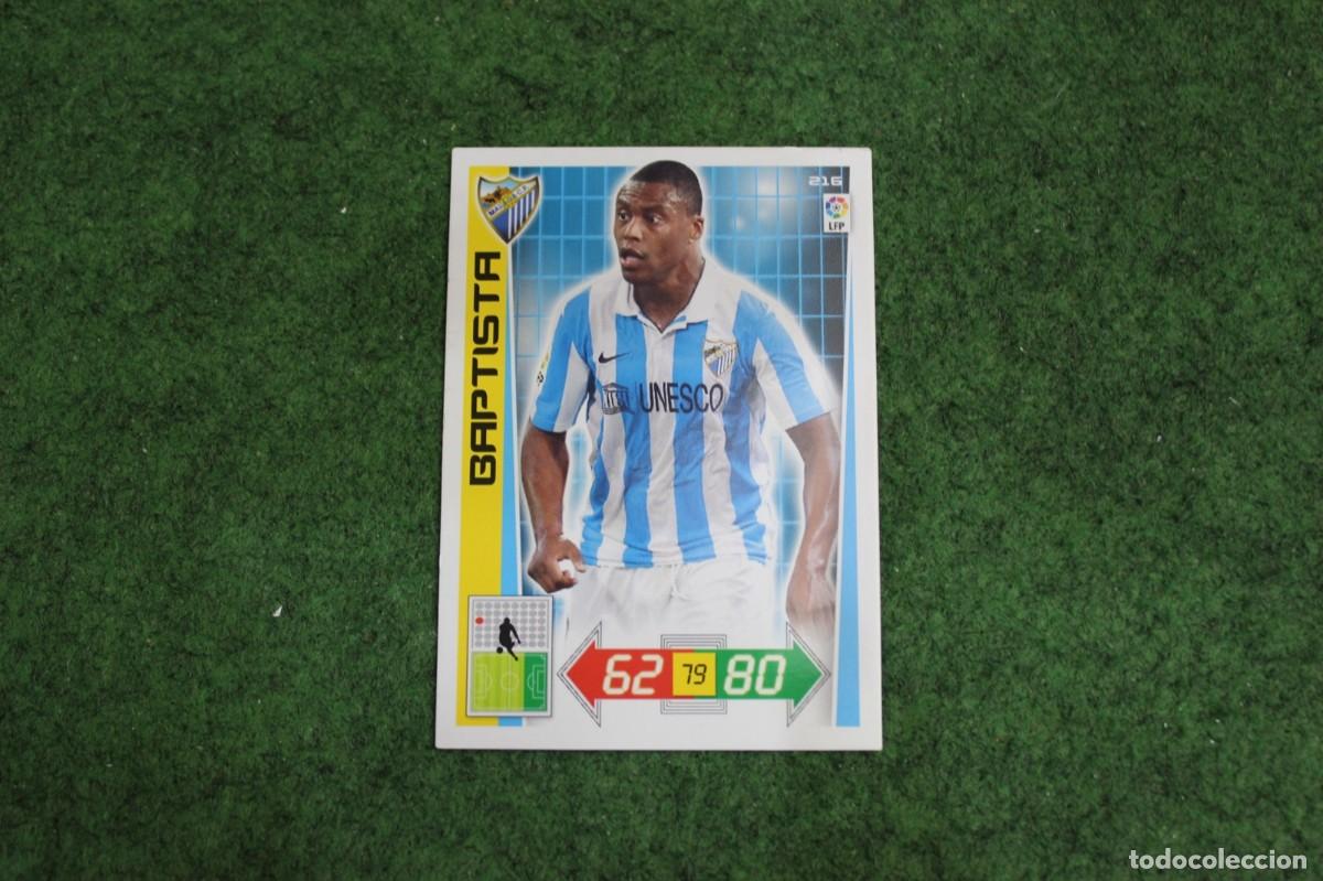 Cromos de f&uacute;tbol: 216 BAPTISTA M&Aacute;LAGA CF ADRENALYN XL 2012 2013 12 13 LALIGA SANTANDER