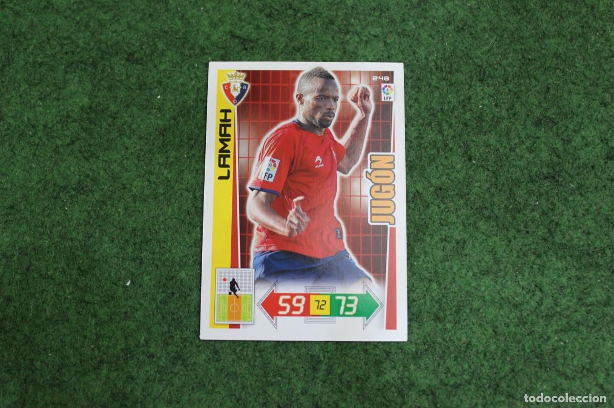 Figurine di Calcio: 248 LAMAH CA OSASUNA JUG&Oacute;N ADRENALYN XL 2012 2013 12 13 LALIGA SANTANDER