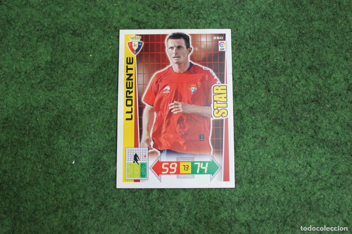 Figurine di Calcio: 250 LLORENTE CA OSASUNA STAR ADRENALYN XL 2012 2013 12 13 LALIGA SANTANDER