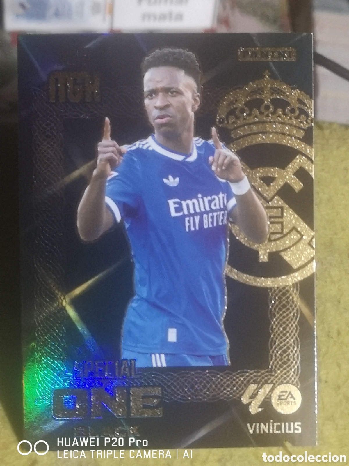 Cromos de f&uacute;tbol: VINICIUS SPECIAL ONE BLACK MEGACRACKS 2026 2027 26 27 REAL MADRID