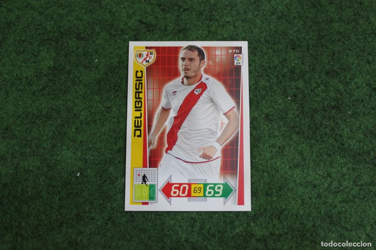 Cromos de f&uacute;tbol: 270 DELIBASIC RAYO VALLECANO ADRENALYN XL 2012 2013 12 13 LALIGA SANTANDER