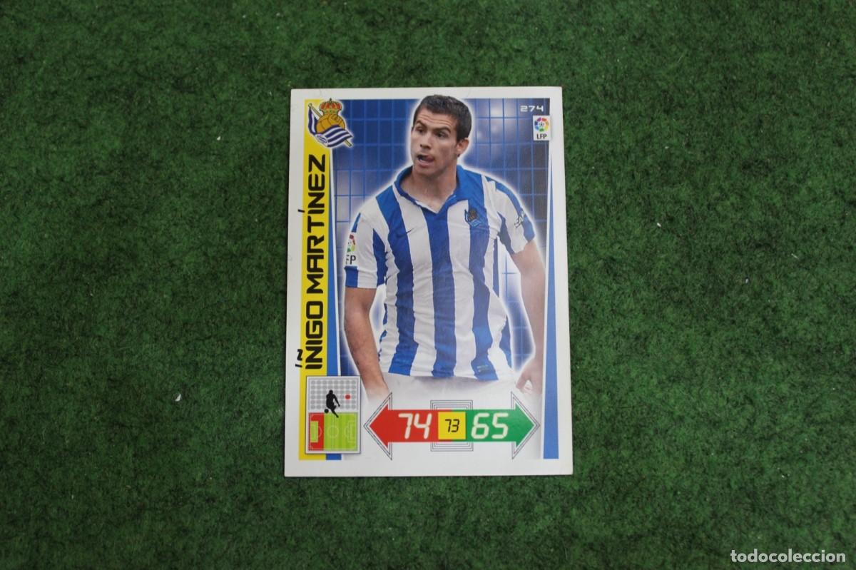 Cromos de f&uacute;tbol: 274 &Iacute;&Ntilde;IGO MART&Iacute;NEZ REAL SOCIEDAD ADRENALYN XL 2012 2013 12 13 LALIGA SANTANDER