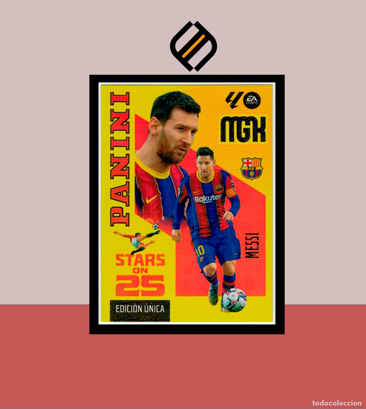 Cromos de f&uacute;tbol: MEGACRACKS 2026 2027 26 27 PANINI 440 MESSI BARCELONA BAR&Ccedil;A COLECCI&Oacute;N MGK STARS ON 25 ANIVERSARIO