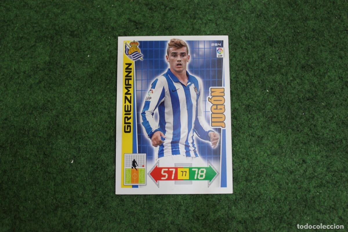 Cromos de f&uacute;tbol: 284 GRIEZMANN REAL SOCIEDAD JUG&Oacute;N ADRENALYN XL 2012 2013 12 13 LALIGA SANTANDER