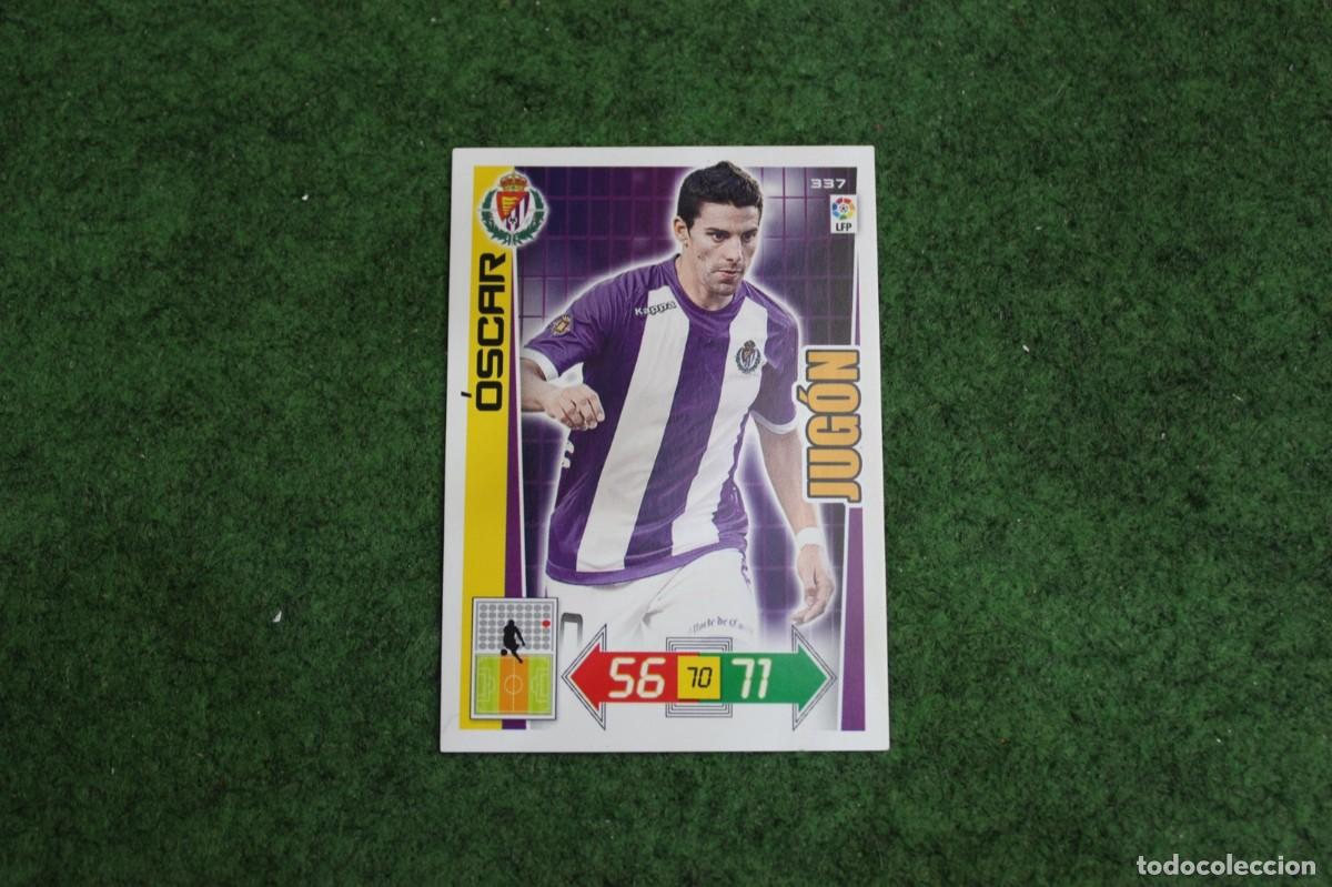 Fu&szlig;ball-Sticker: 337 &Oacute;SCAR REAL VALLADOLID JUG&Oacute;N ADRENALYN XL 2012 2013 12 13 LALIGA SANTANDER