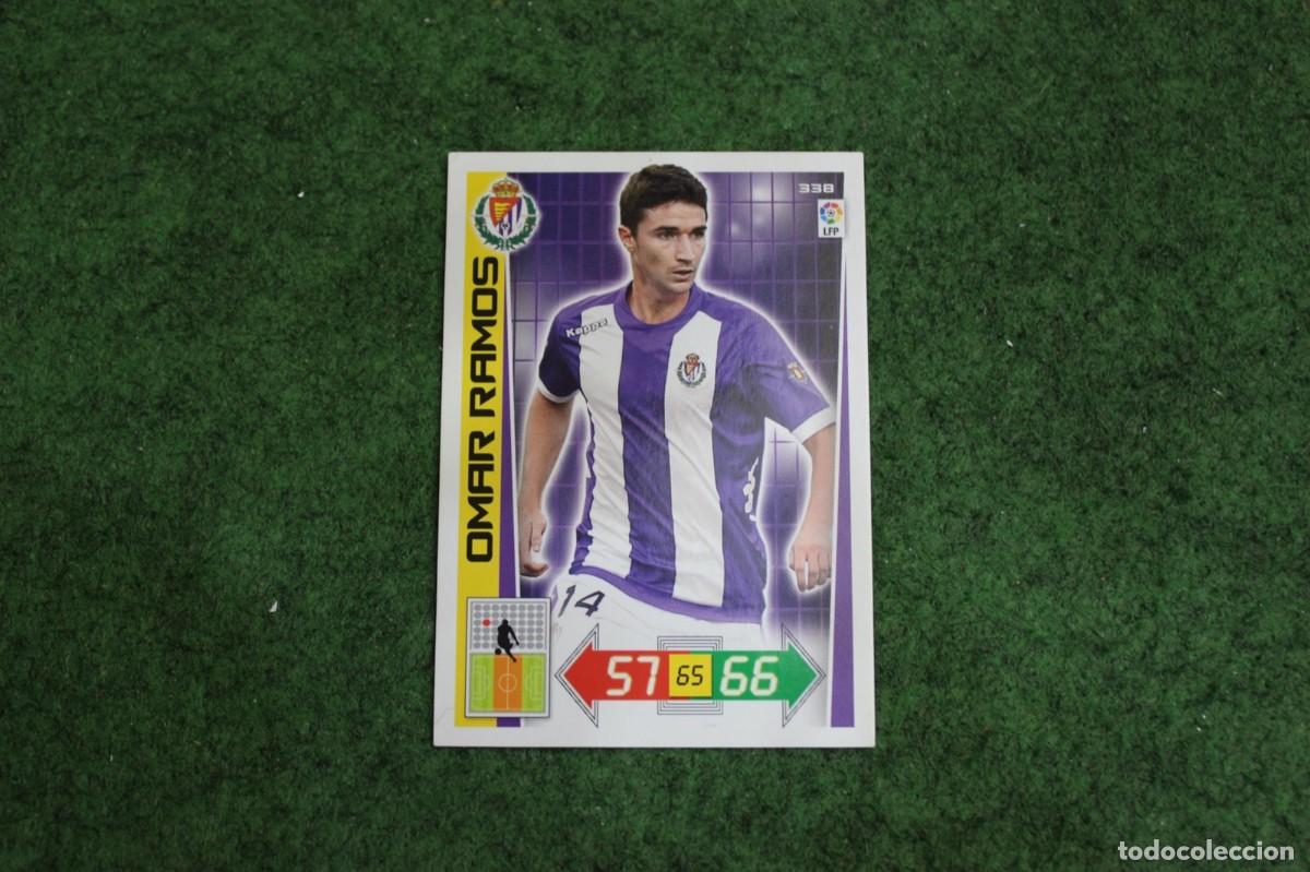 Cromos de f&uacute;tbol: 338 OMAR RAMOS REAL VALLADOLID ADRENALYN XL 2012 2013 12 13 LALIGA SANTANDER