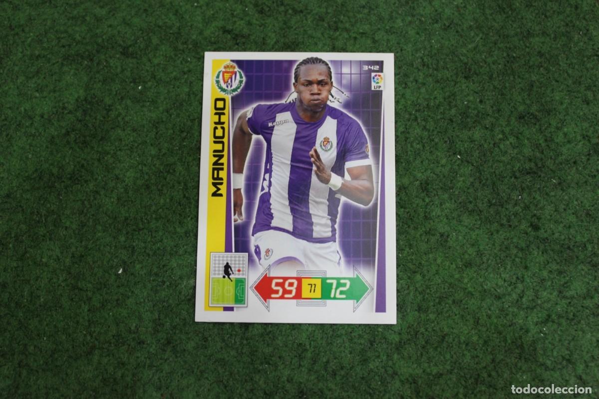 Cromos de f&uacute;tbol: 342 MANUCHO REAL VALLADOLID ADRENALYN XL 2012 2013 12 13 LALIGA SANTANDER