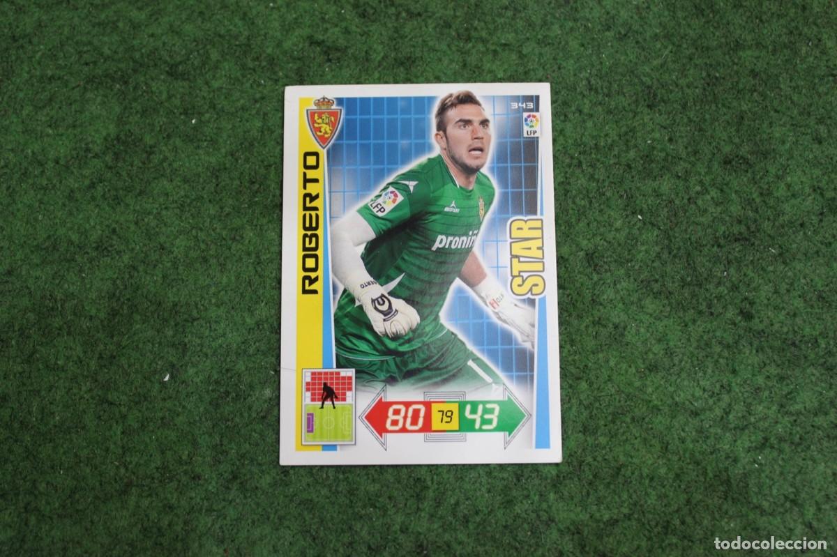 Cromos de f&uacute;tbol: 343 ROBERTO REAL ZARAGOZA STAR ADRENALYN XL 2012 2013 12 13 LALIGA SANTANDER