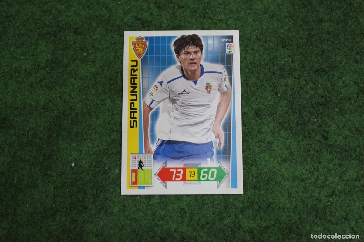 Cromos de f&uacute;tbol: 344 SAPUNARU REAL ZARAGOZA ADRENALYN XL 2012 2013 12 13 LALIGA SANTANDER