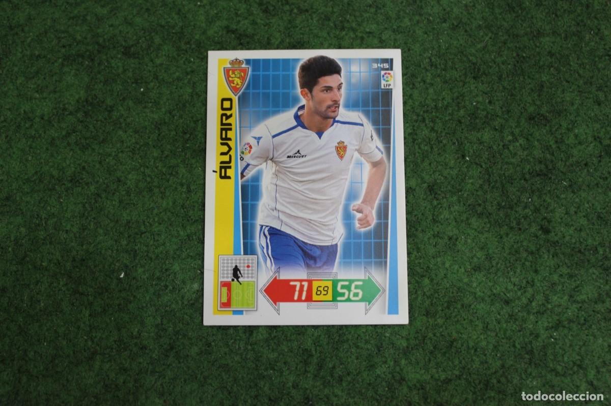 Cromos de f&uacute;tbol: 345 &Aacute;LVARO REAL ZARAGOZA ADRENALYN XL 2012 2013 12 13 LALIGA SANTANDER