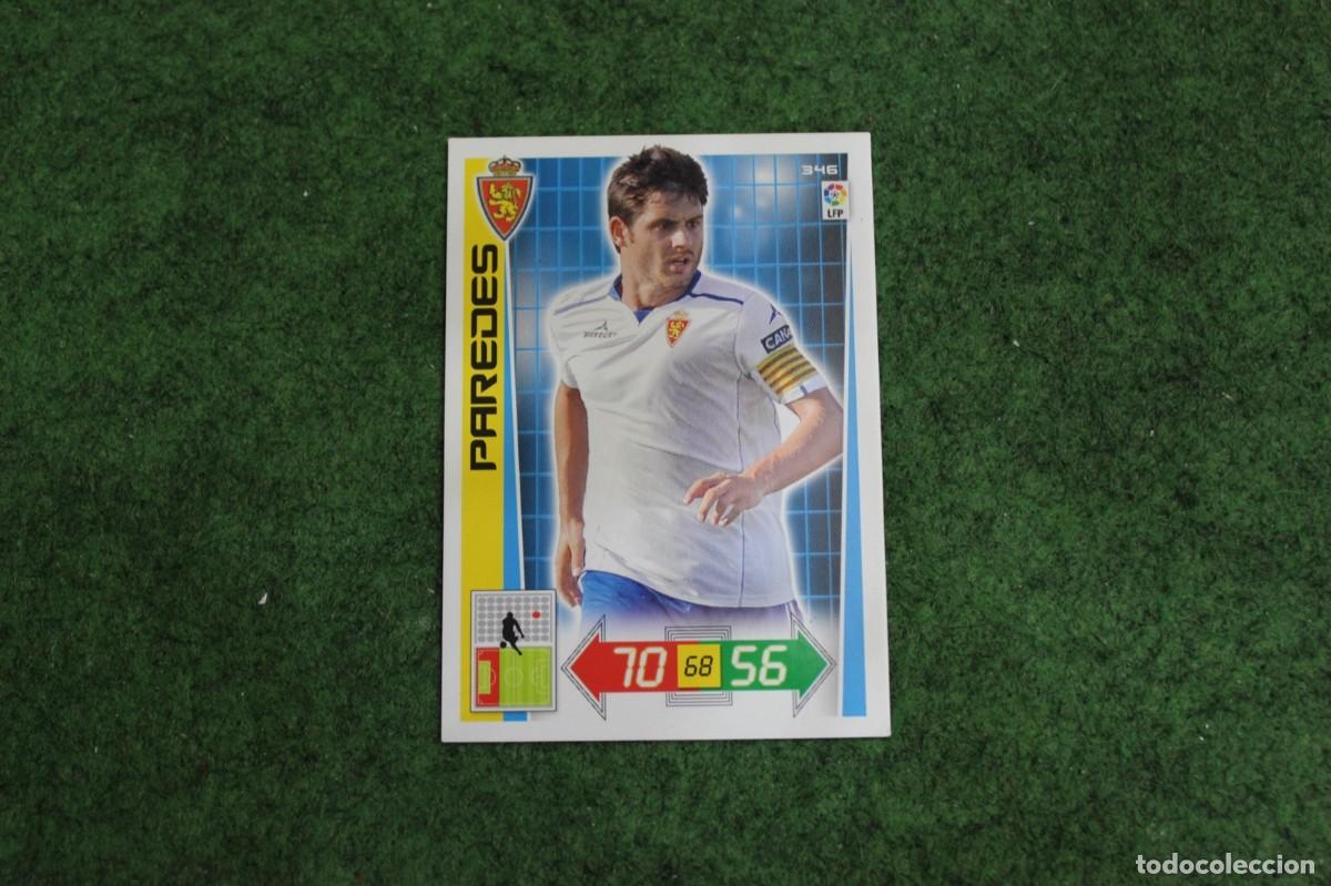 Cromos de f&uacute;tbol: 346 PAREDES REAL ZARAGOZA ADRENALYN XL 2012 2013 12 13 LALIGA SANTANDER