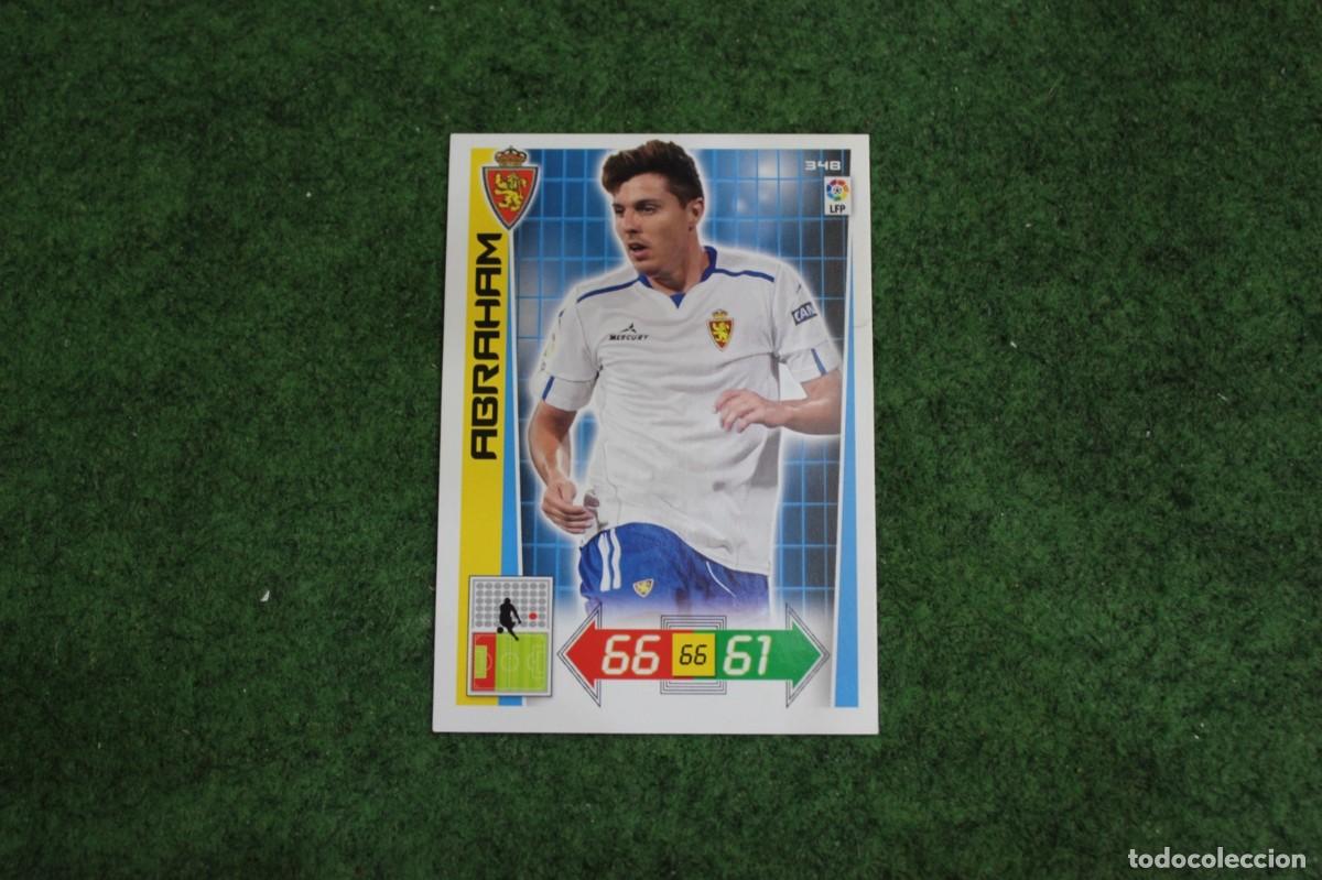 Cromos de f&uacute;tbol: 348 ABRAHAM REAL ZARAGOZA ADRENALYN XL 2012 2013 12 13 LALIGA SANTANDER