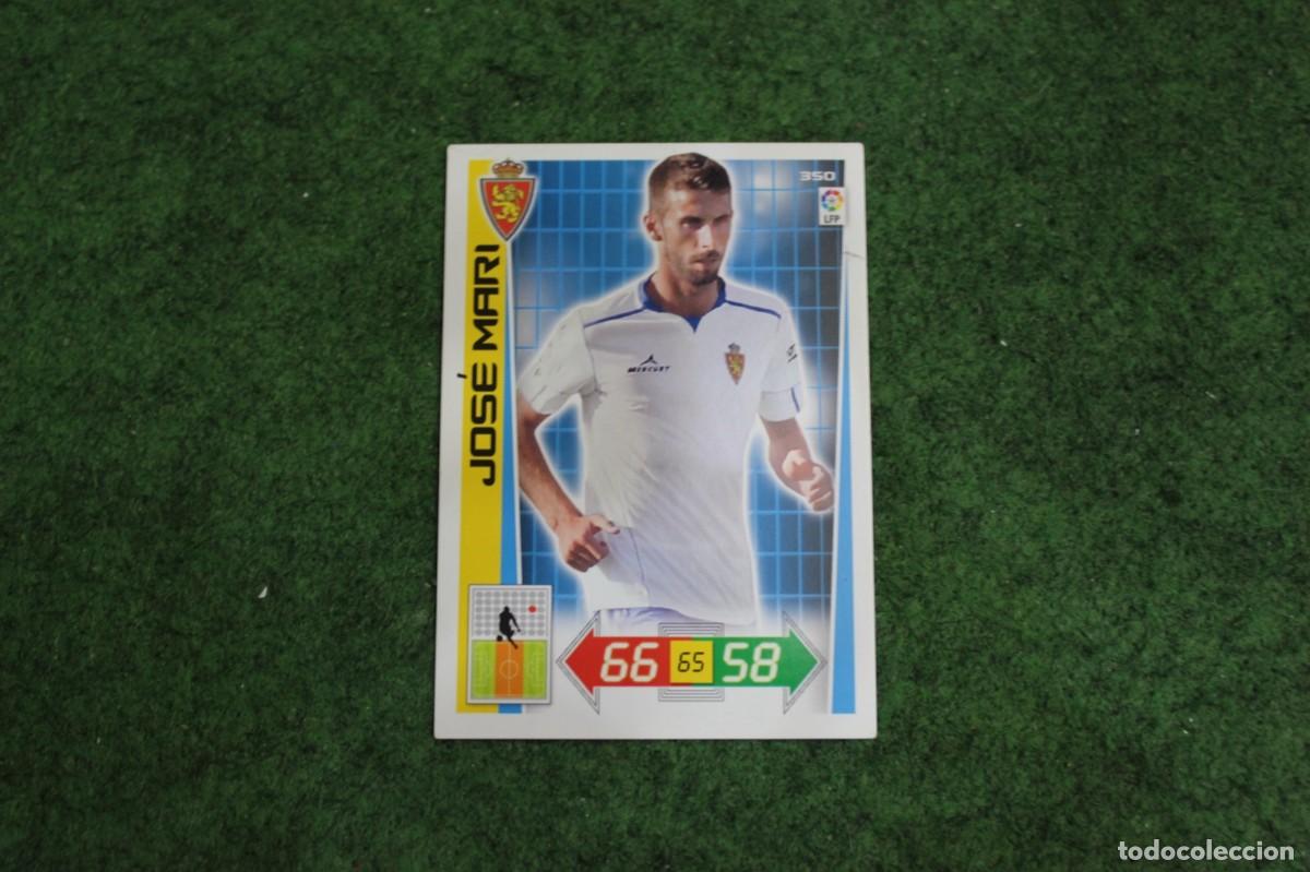 Cromos de f&uacute;tbol: 350 JOS&Eacute; MARI REAL ZARAGOZA ADRENALYN XL 2012 2013 12 13 LALIGA SANTANDER