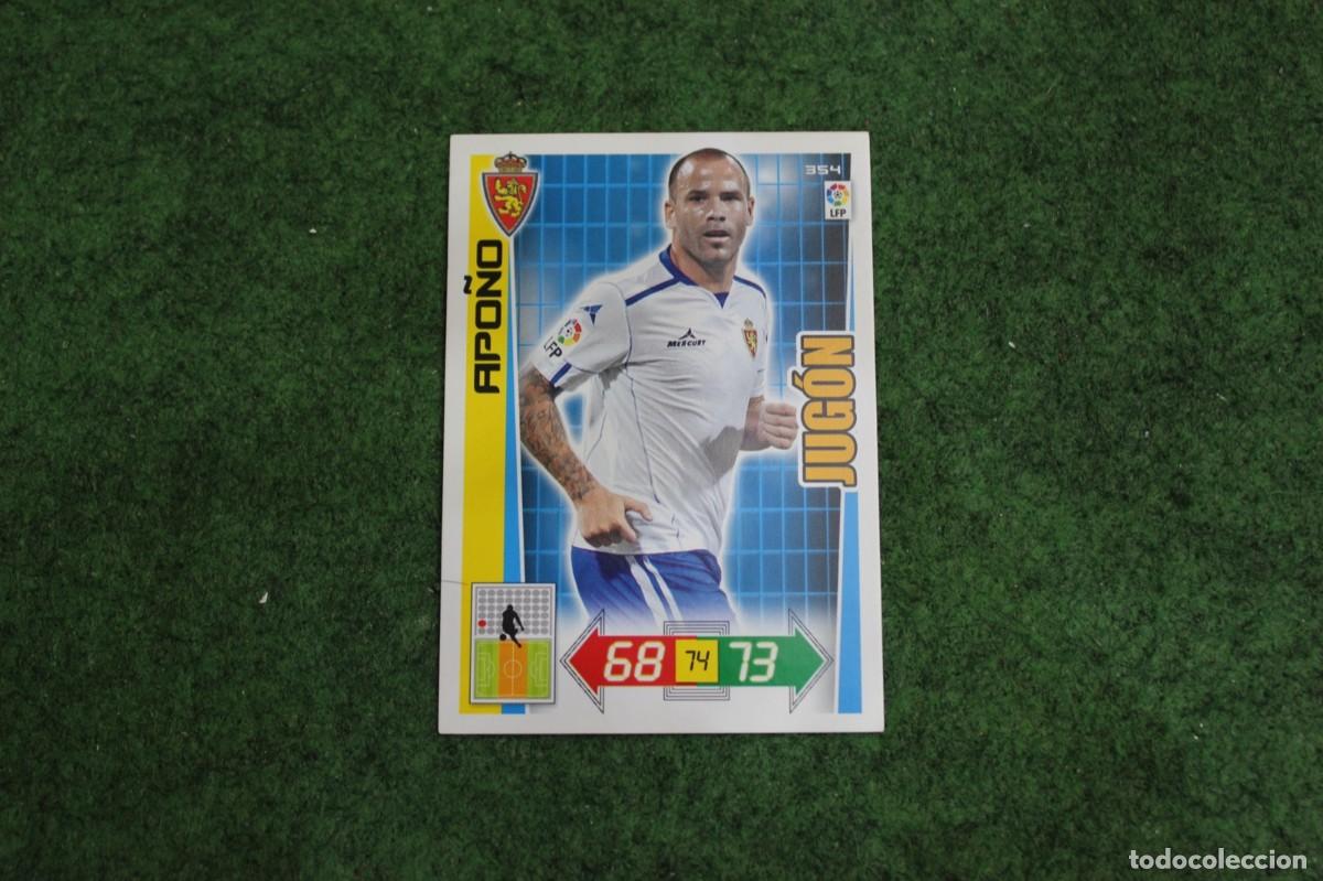 Cromos de f&uacute;tbol: 354 APO&Ntilde;O REAL ZARAGOZA JUG&Oacute;N ADRENALYN XL 2012 2013 12 13 LALIGA SANTANDER