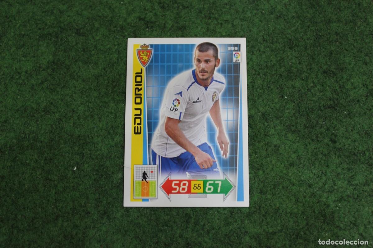 Cromos de f&uacute;tbol: 356 EDU ORIOL REAL ZARAGOZA ADRENALYN XL 2012 2013 12 13 LALIGA SANTANDER