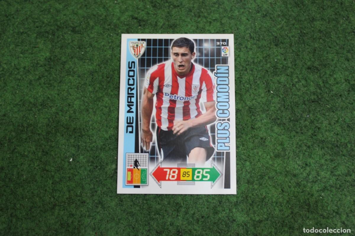 Cromos de f&uacute;tbol: 370 DE MARCOS PLUS COMOD&Iacute;N ADRENALYN XL 2012 2013 12 13 LALIGA SANTANDER