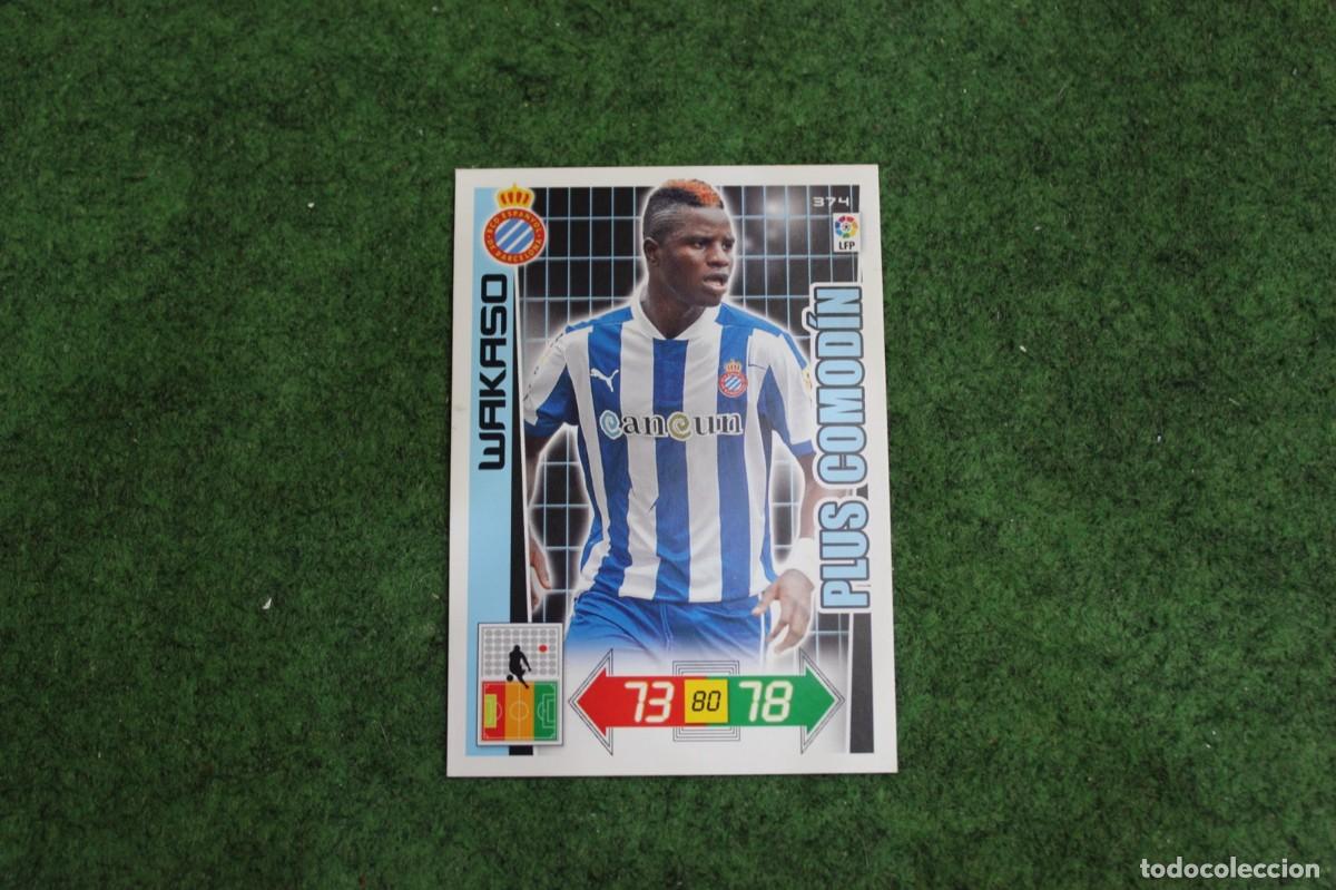 Cromos de f&uacute;tbol: 374 WAKASO PLUS COMOD&Iacute;N ADRENALYN XL 2012 2013 12 13 LALIGA SANTANDER