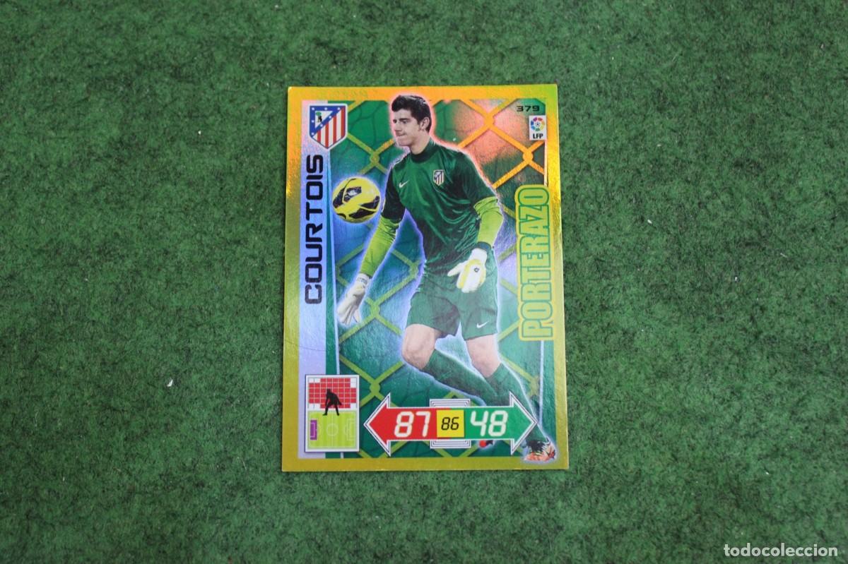 Cromos de f&uacute;tbol: 379 COURTOIS PORTERAZO ADRENALYN XL 2012 2013 12 13 LALIGA SANTANDER