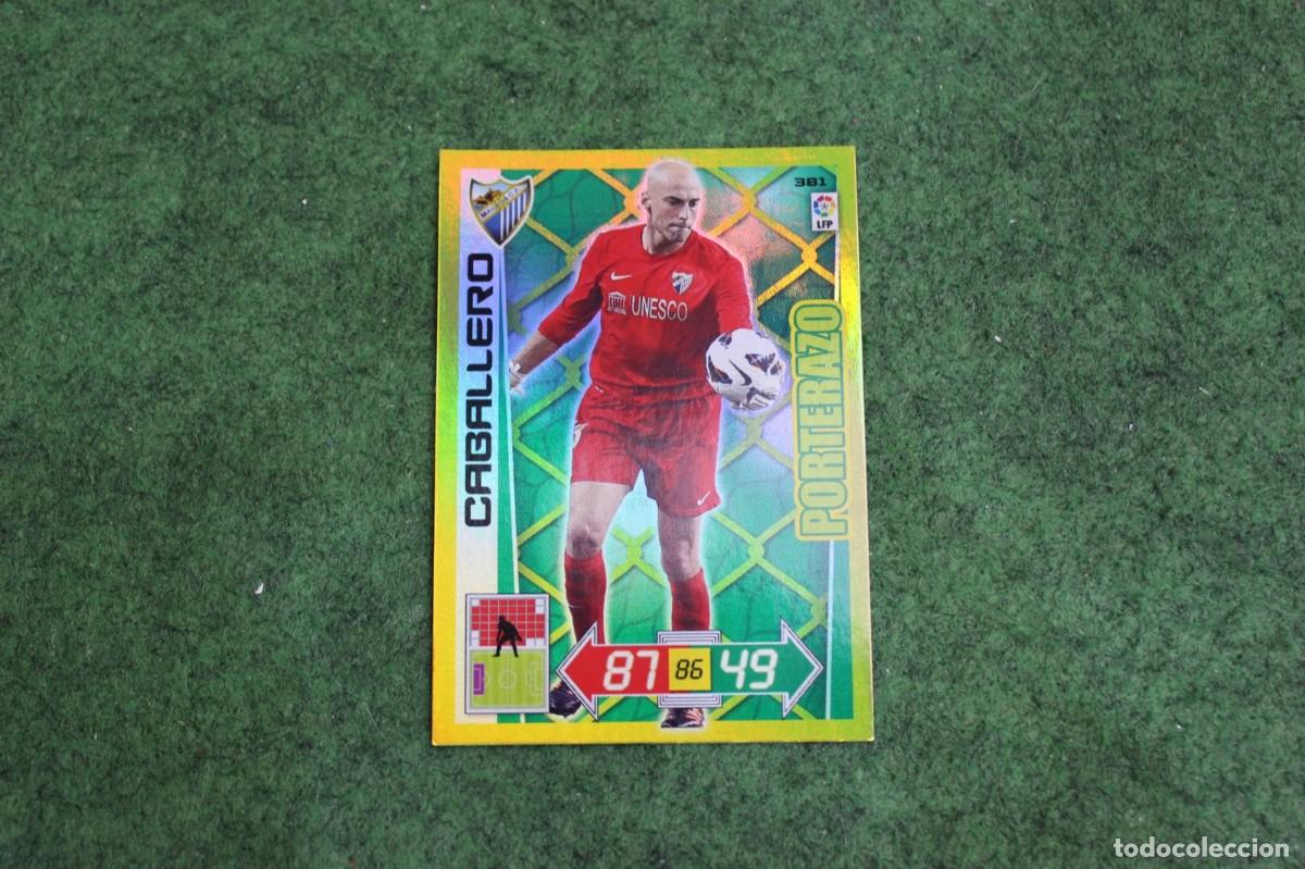 Cromos de f&uacute;tbol: 381 CABALLERO PORTERAZO ADRENALYN XL 2012 2013 12 13 LALIGA SANTANDER