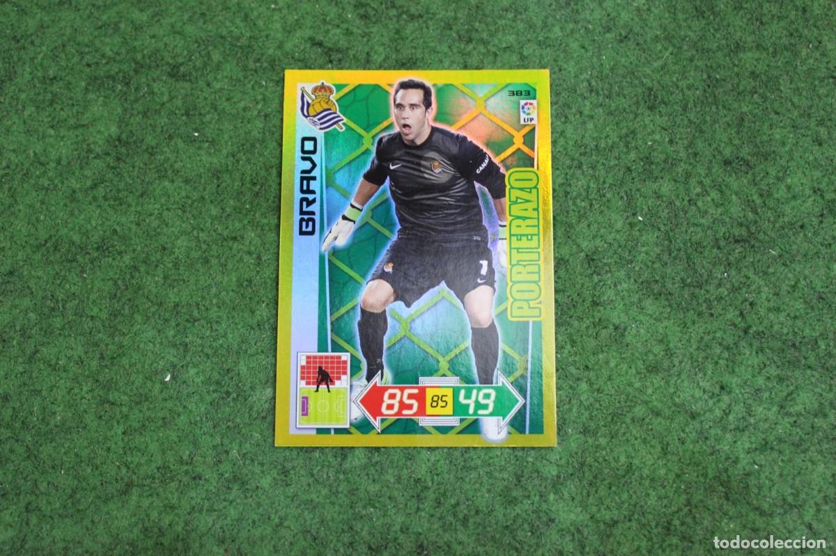 Cromos de f&uacute;tbol: 383 BRAVO PORTERAZO ADRENALYN XL 2012 2013 12 13 LALIGA SANTANDER