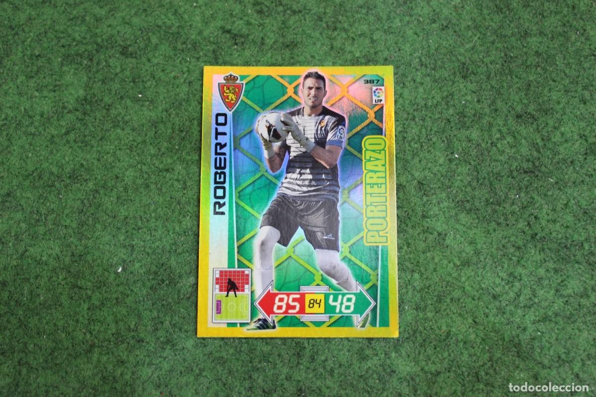 Cromos de f&uacute;tbol: 387 ROBERTO PORTERAZO ADRENALYN XL 2012 2013 12 13 LALIGA SANTANDER