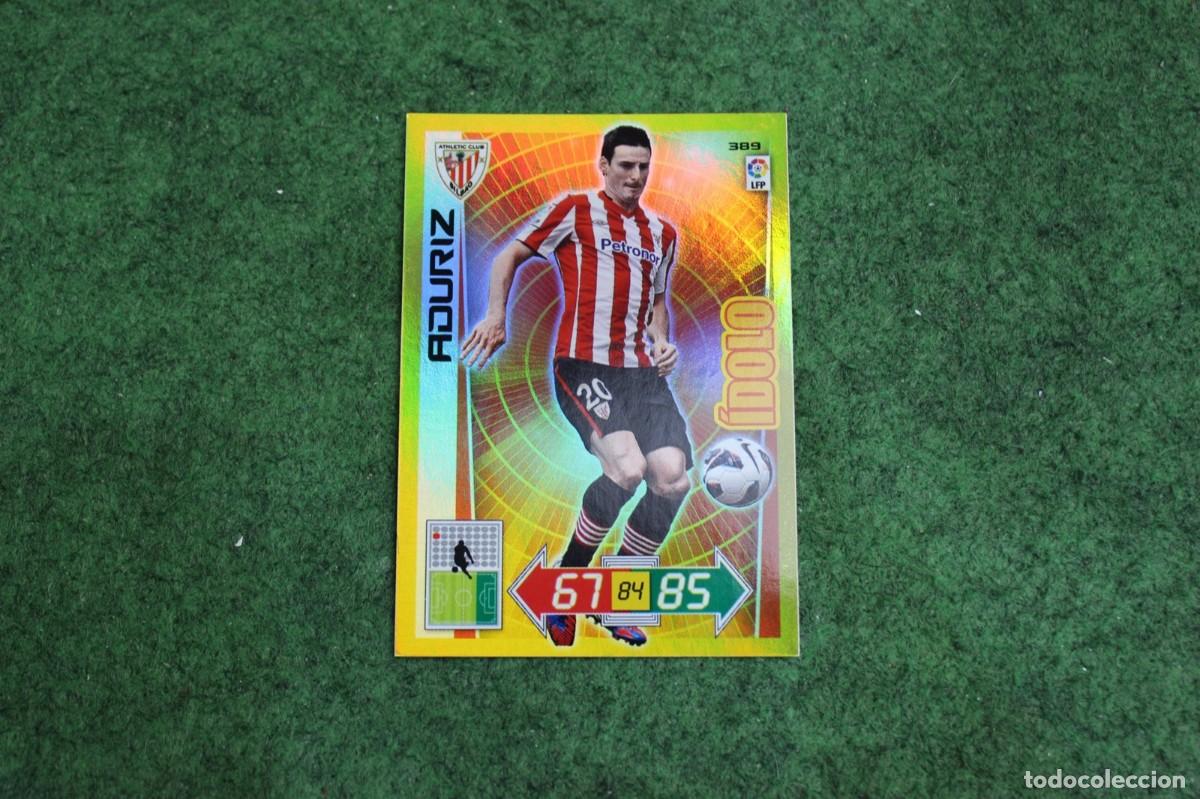 Cromos de f&uacute;tbol: 389 ADURIZ &Iacute;DOLO ADRENALYN XL 2012 2013 12 13 LALIGA SANTANDER