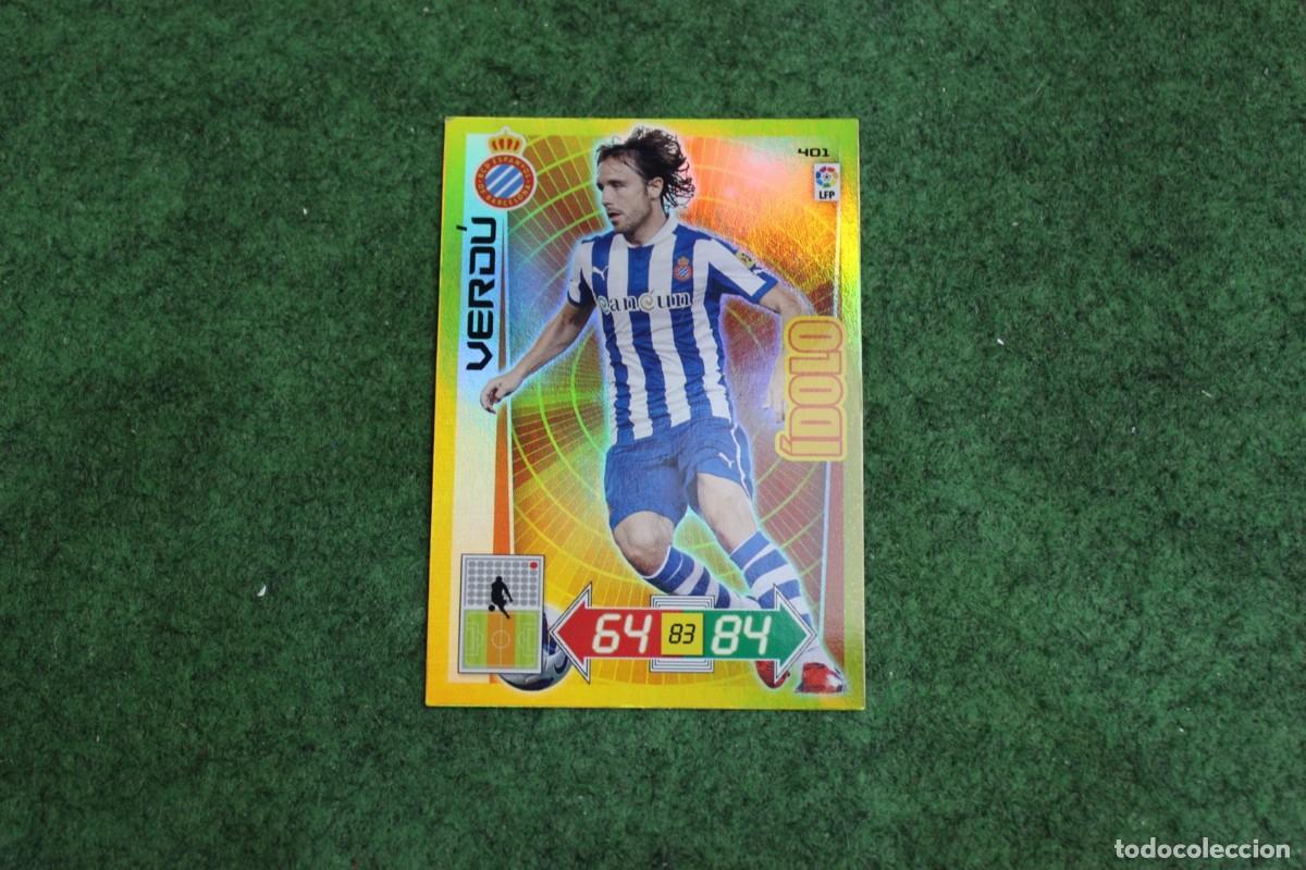 Cromos de f&uacute;tbol: 401 VERD&Uacute; &Iacute;DOLO ADRENALYN XL 2012 2013 12 13 LALIGA SANTANDER