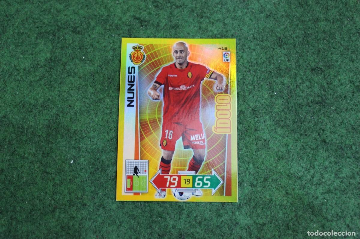 Cromos de f&uacute;tbol: 412 NUNES &Iacute;DOLO ADRENALYN XL 2012 2013 12 13 LALIGA SANTANDER