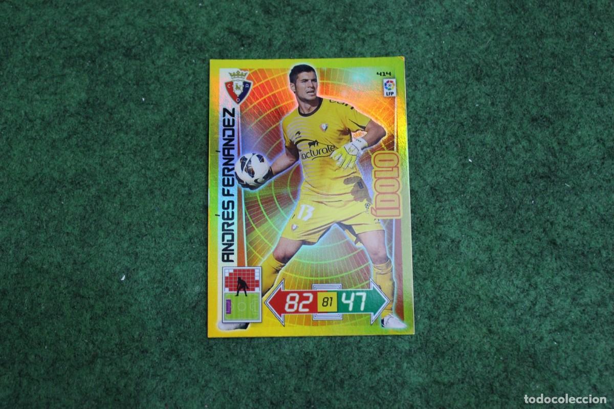 Cromos de f&uacute;tbol: 414 ANDR&Eacute;S FERN&Aacute;NDEZ &Iacute;DOLO ADRENALYN XL 2012 2013 12 13 LALIGA SANTANDER