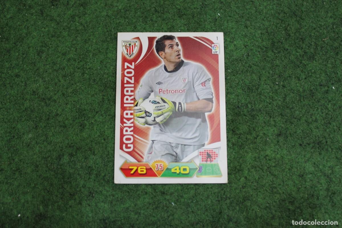 Cromos de f&uacute;tbol: 1 GORKA IRAIZOZ ATHLETIC CLUB ADRENALYN XL 2011 2012 11 12 LALIGA SANTANDER
