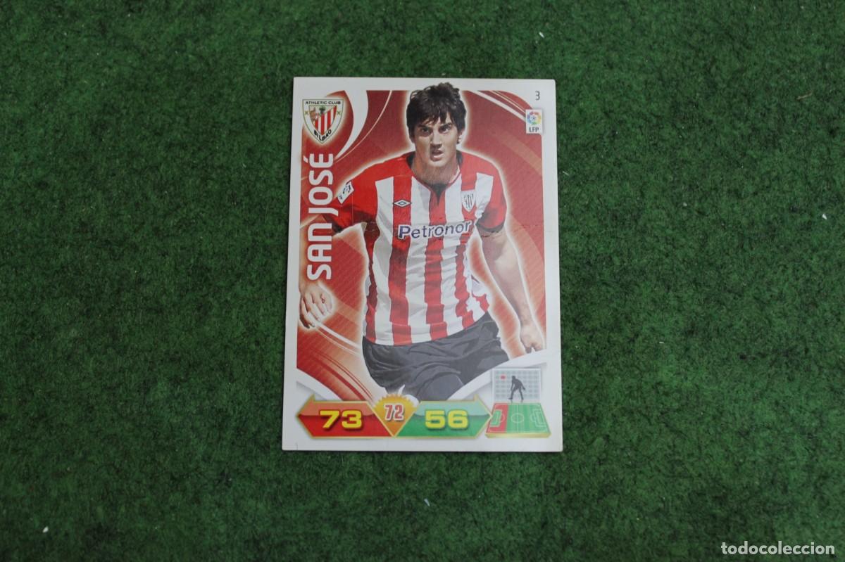 Cromos de f&uacute;tbol: 3 SAN JOS&Eacute; ATHLETIC CLUB ADRENALYN XL 2011 2012 11 12 LALIGA SANTANDER