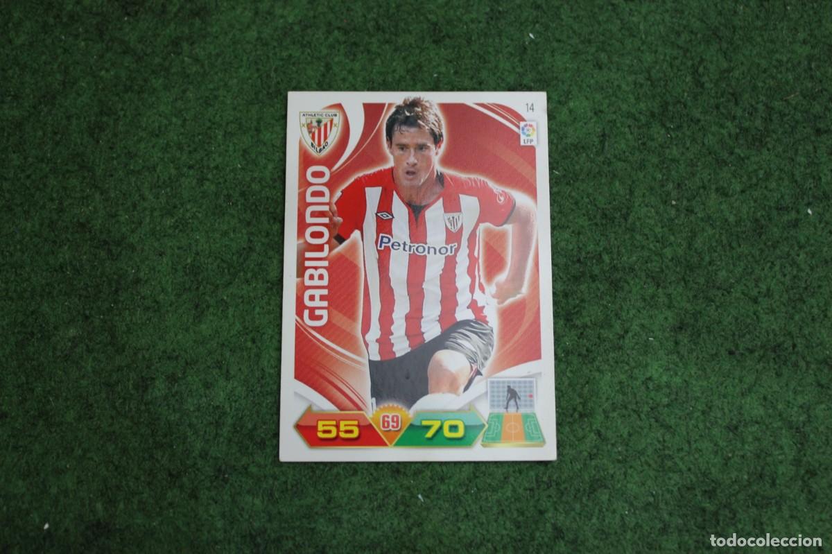 Cromos de f&uacute;tbol: 14 GABILONDO ATHLETIC CLUB ADRENALYN XL 2011 2012 11 12 LALIGA SANTANDER