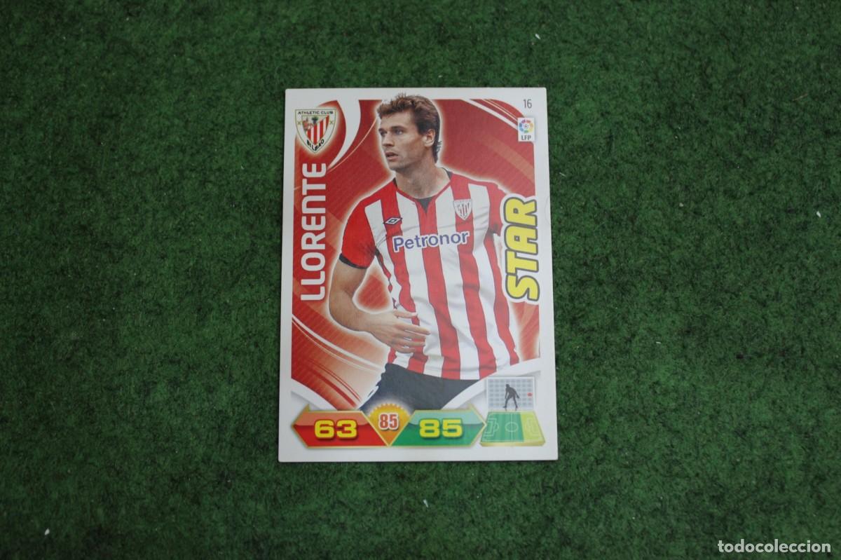 Cromos de f&uacute;tbol: 16 LLORENTE ATHLETIC CLUB STAR ADRENALYN XL 2011 2012 11 12 LALIGA SANTANDER