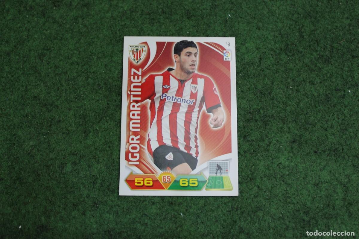 Cromos de f&uacute;tbol: 18 IGOR MART&Iacute;NEZ ATHLETIC CLUB ADRENALYN XL 2011 2012 11 12 LALIGA SANTANDER