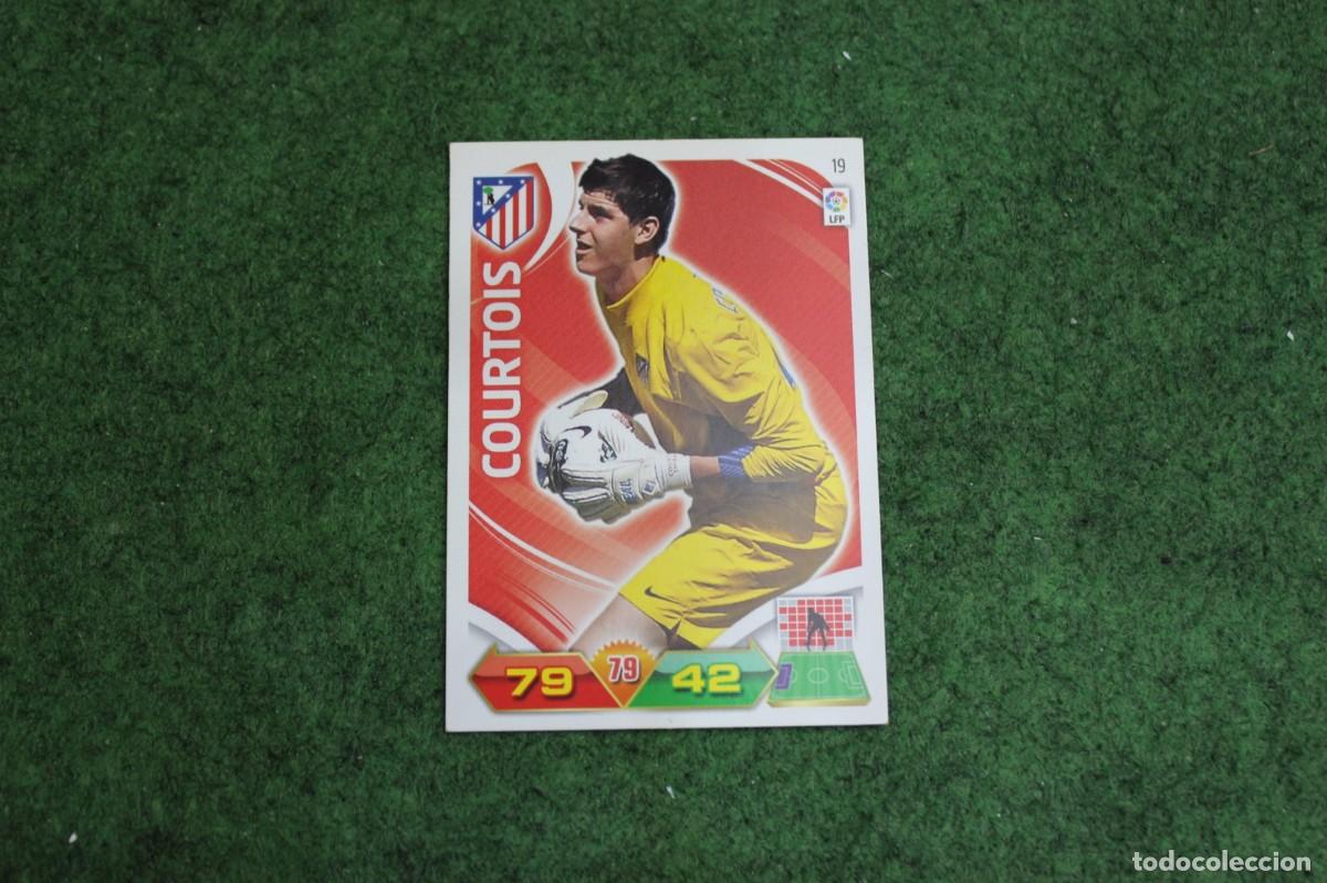 Cromos de f&uacute;tbol: 19 COURTOIS ATL&Eacute;TICO DE MADRID ADRENALYN XL 2011 2012 11 12 LALIGA SANTANDER