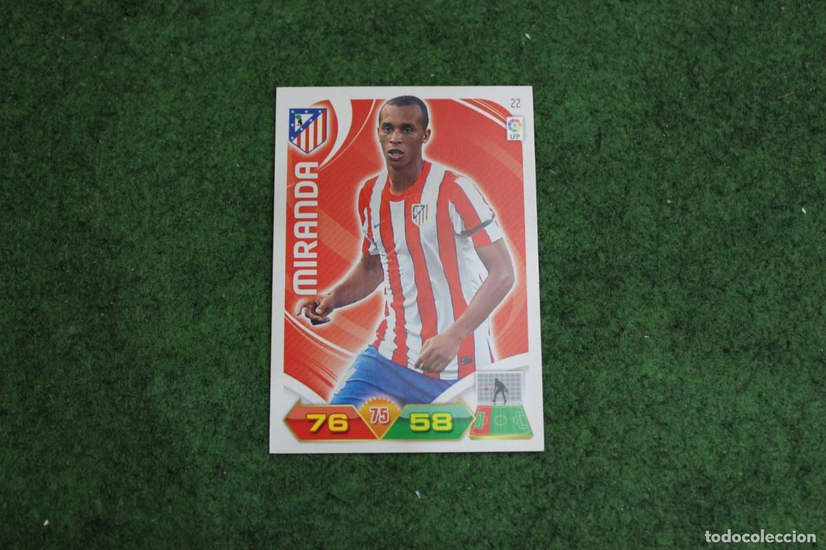 Cromos de f&uacute;tbol: 22 MIRANDA ATL&Eacute;TICO DE MADRID ADRENALYN XL 2011 2012 11 12 LALIGA SANTANDER