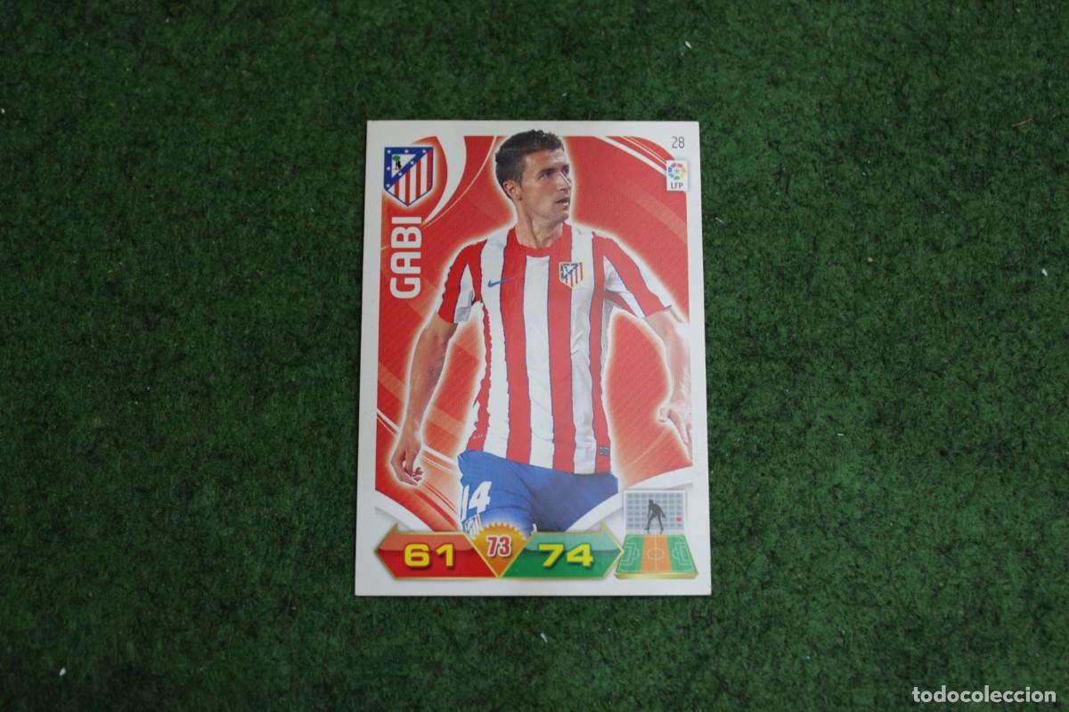 Cromos de f&uacute;tbol: 28 GABI ATL&Eacute;TICO DE MADRID ADRENALYN XL 2011 2012 11 12 LALIGA SANTANDER