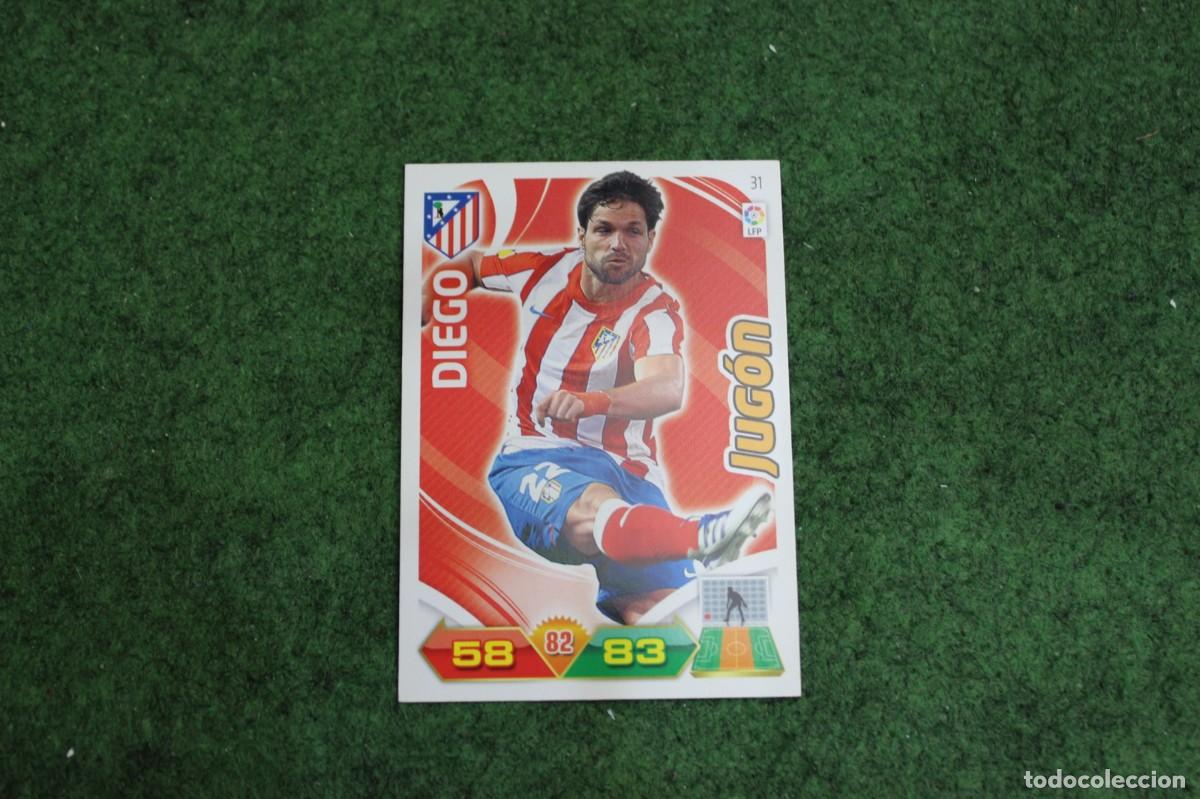 Cromos de f&uacute;tbol: 31 DIEGO ATL&Eacute;TICO DE MADRID JUG&Oacute;N ADRENALYN XL 2011 2012 11 12 LALIGA SANTANDER