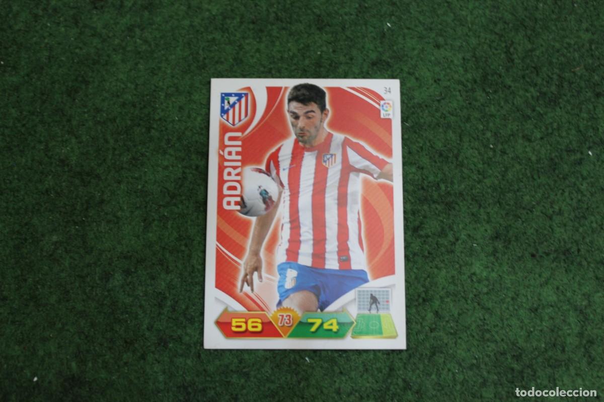 Cromos de f&uacute;tbol: 34 ADRI&Aacute;N ATL&Eacute;TICO DE MADRID ADRENALYN XL 2011 2012 11 12 LALIGA SANTANDER
