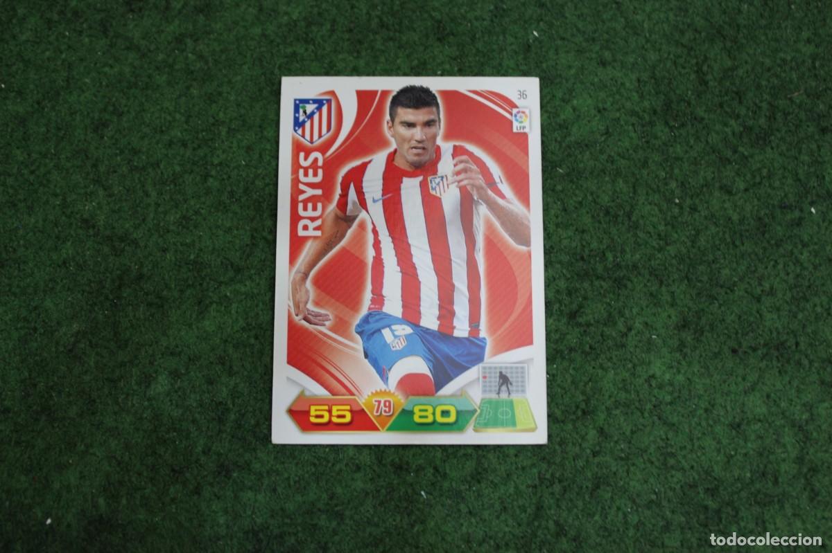 Cromos de f&uacute;tbol: 36 REYES ATL&Eacute;TICO DE MADRID ADRENALYN XL 2011 2012 11 12 LALIGA SANTANDER