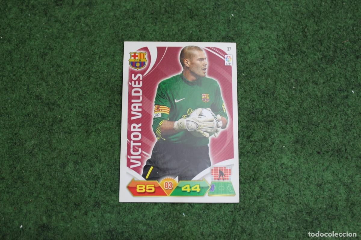 Cromos de f&uacute;tbol: 37 V&Iacute;CTOR VALD&Eacute;S FC BARCELONA ADRENALYN XL 2011 2012 11 12 LALIGA SANTANDER