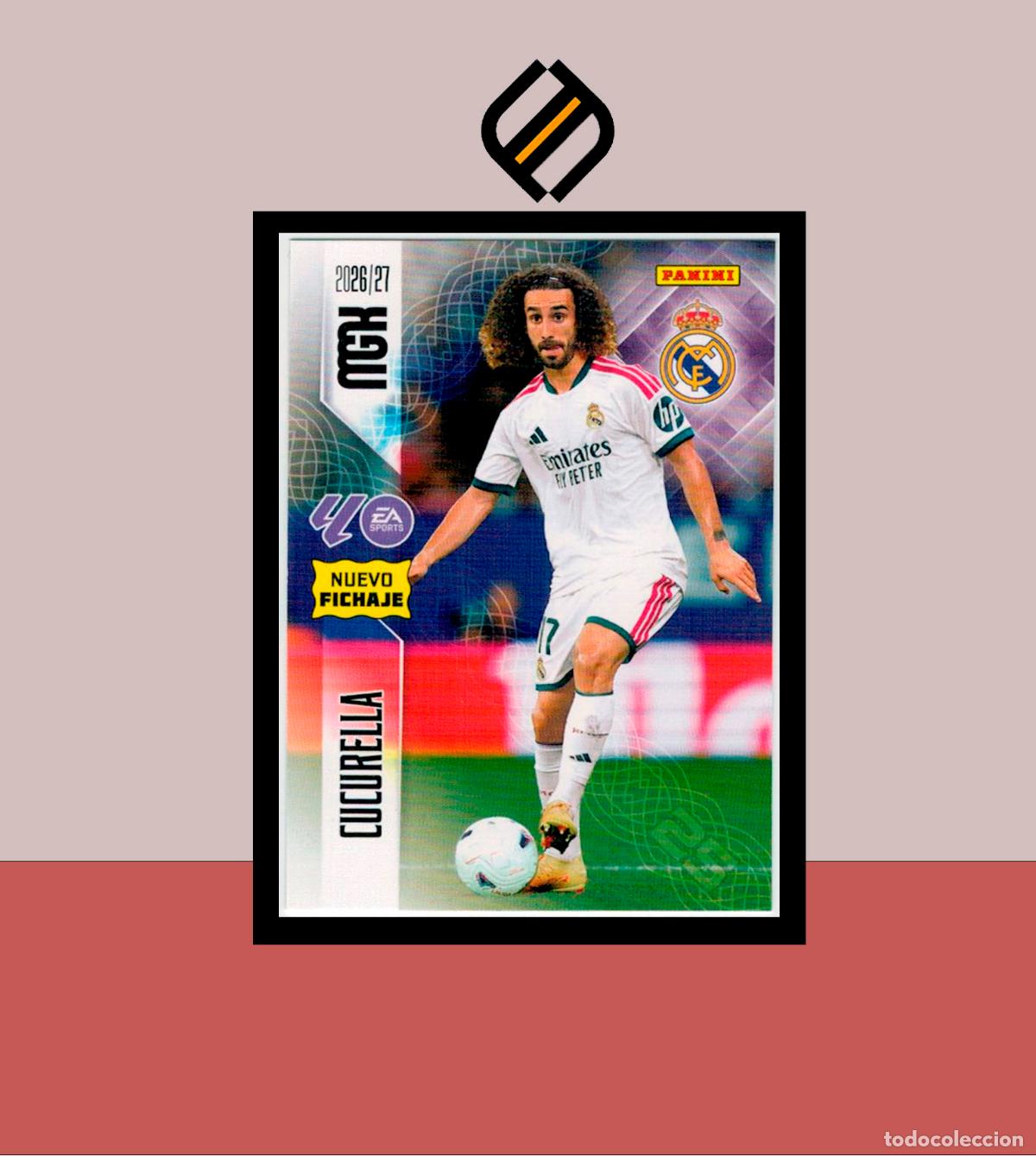 Cromos de f&uacute;tbol: MEGACRACKS 2026 2027 26 27 PANINI 451 CUCURELLA REAL MADRID COLECCI&Oacute;N ALB&Uacute;M MGK NUEVO FICHAJE 2 ED