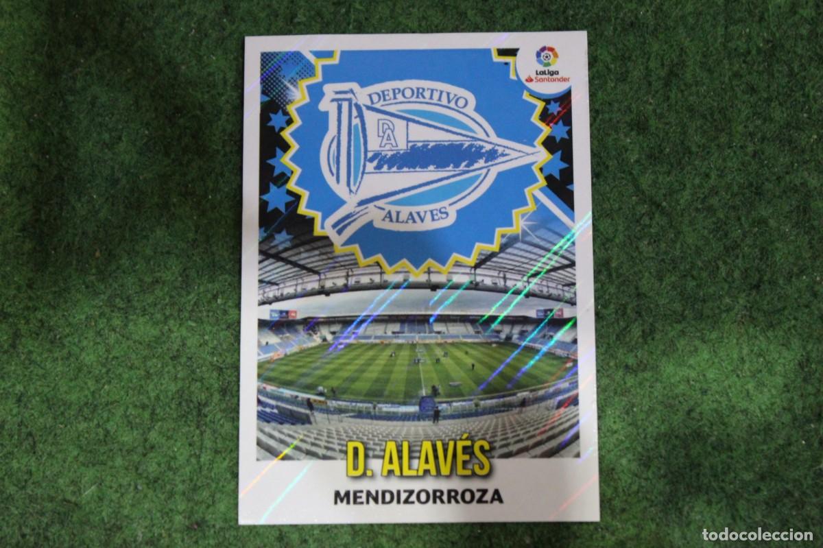 Cromos de f&uacute;tbol: 1 ESCUDO DEPORTIVO ALAV&Eacute;S LIGA ESTE 2018-19 2018 2019 18 19 LALIGA SANTANDER