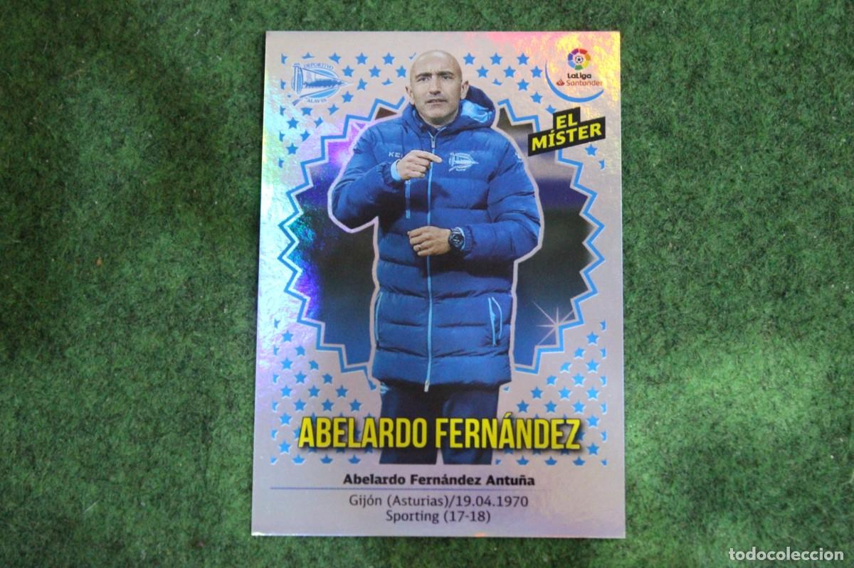 Cromos de f&uacute;tbol: 2 ABELARDO FERN&Aacute;NDEZ DEPORTIVO ALAV&Eacute;S LIGA ESTE 2018-19 2018 2019 18 19 LALIGA SANTANDER
