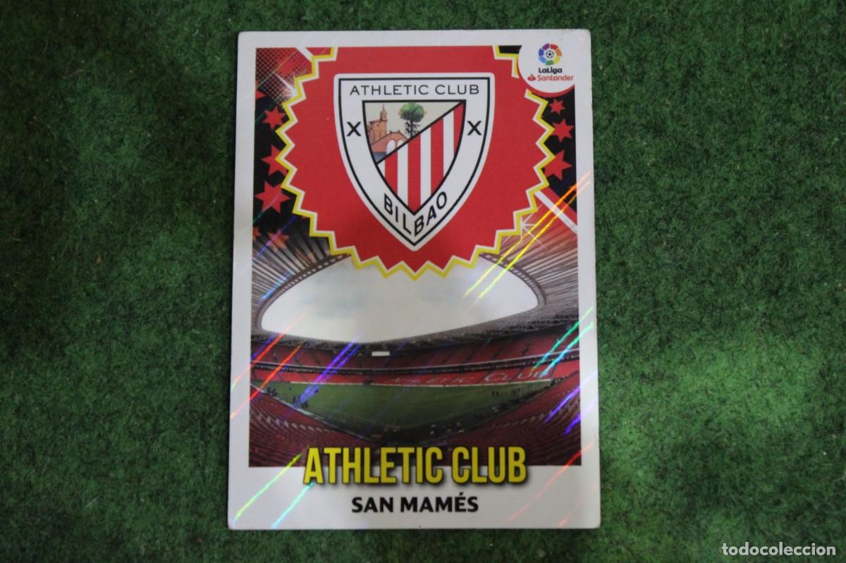 Cromos de f&uacute;tbol: 3 ESCUDO ATHLETIC CLUB LIGA ESTE 2018-19 2018 2019 18 19 LALIGA SANTANDER