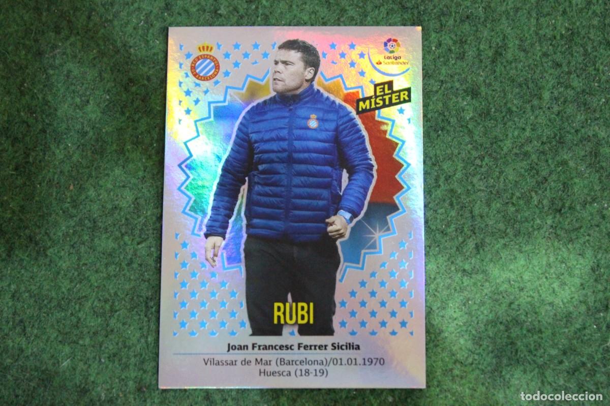 Cromos de f&uacute;tbol: 16 RUBI RCD ESPANYOL LIGA ESTE 2018-19 2018 2019 18 19 LALIGA SANTANDER