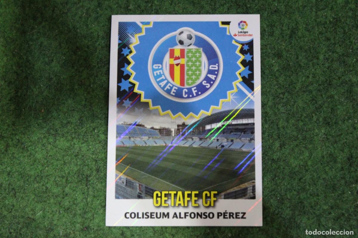 Cromos de f&uacute;tbol: 17 ESCUDO GETAFE CF LIGA ESTE 2018-19 2018 2019 18 19 LALIGA SANTANDER
