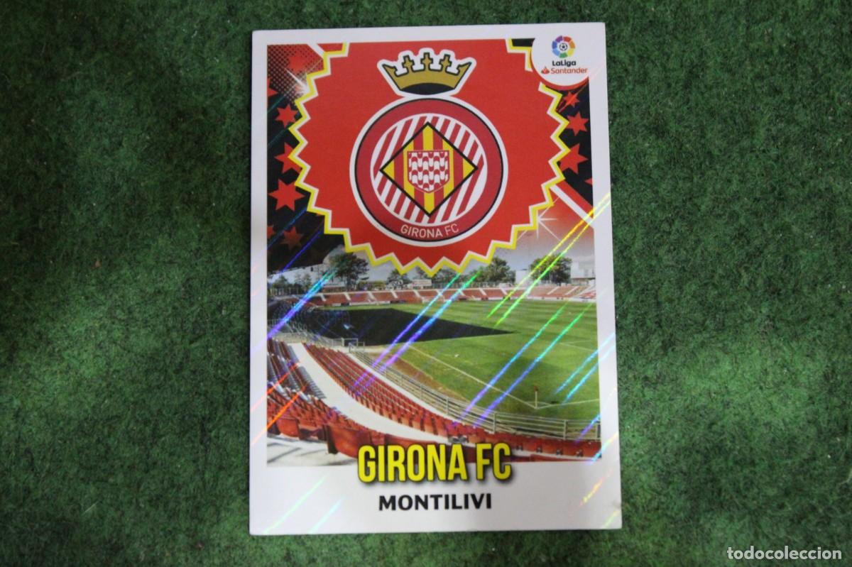 Cromos de f&uacute;tbol: 19 ESCUDO GIRONA FC LIGA ESTE 2018-19 2018 2019 18 19 LALIGA SANTANDER
